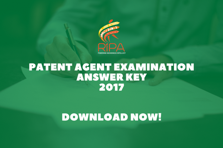Patent Agent Examination Answer Key - 2017