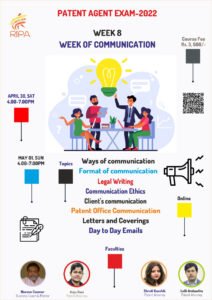 Patent Agent Exam Course: Week 8