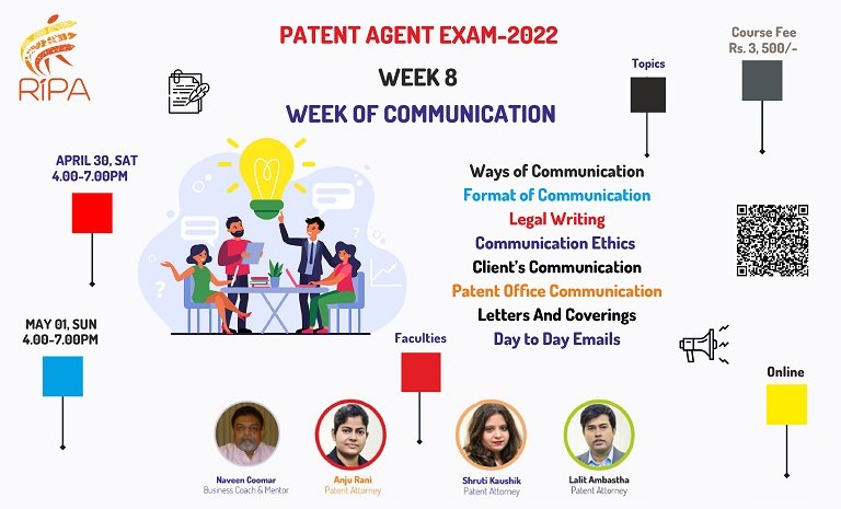 Patent Agent Exam Course: Week 8