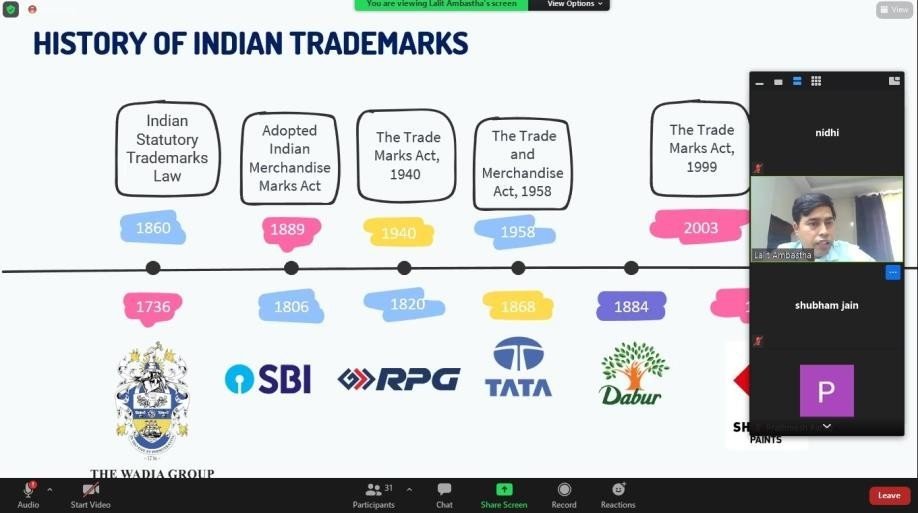 history of indian trademark