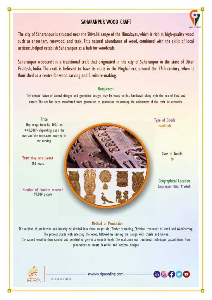 Saharanpur Wood Craft RIPA