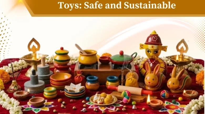 This Kanjak, Gift GI-Tagged Wooden Toys Safe and Sustainable