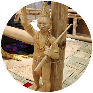 Arunachal Pradesh Wancho Wooden Craft